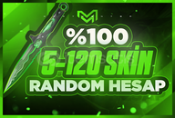 ⭐%100 5-120 SKİN GARANTİLİ RANDOM HESAP⭐