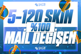 ⭐[%100] 5-120 SKİN MAİL DEĞİŞEN RANDOM⭐