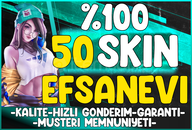 ❤️%100 50 Skin [EFSANEVİ HESAP]⭐