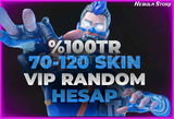 ⭐[%100] 70-120TR Skin Random Hesap⭐