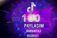 100 TİKTOK PAYLAŞIM ( GARANTİLİ )
