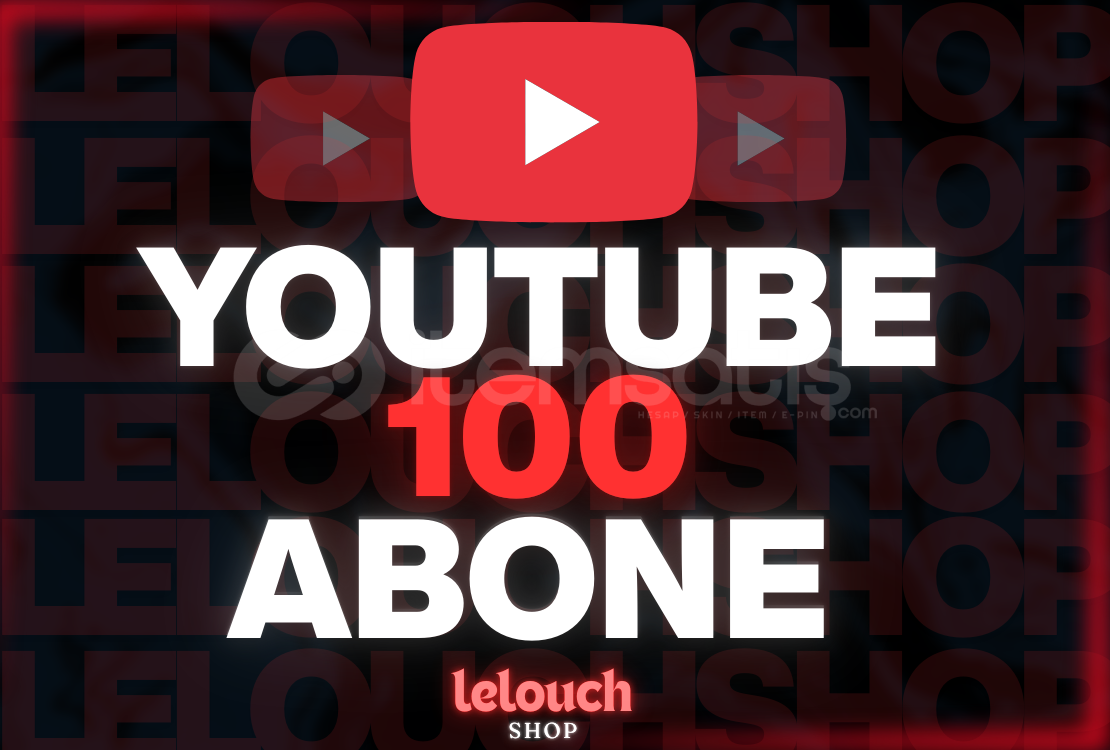 100 ABONE PAKETİ GARANTİLİ 100 ABONE PAKETİ GARANTİLİ