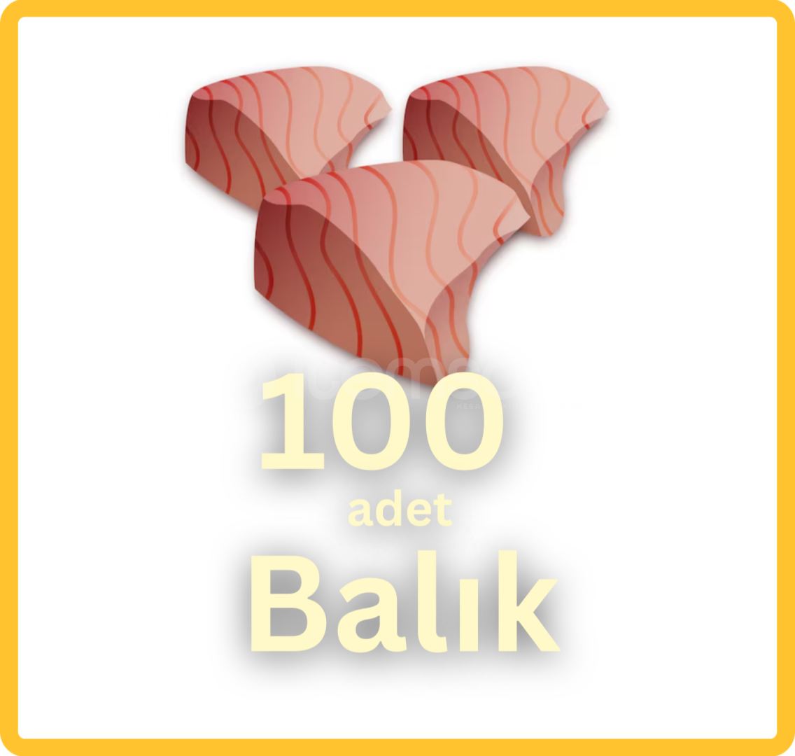 100 Adet Balık Fileto 100 Adet Balık Fileto