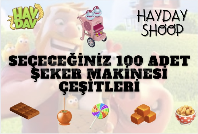⚡️100 ADET ŞEKER MAKİNESİ ÜRÜNÜ | HAY DAY⚡️ ⚡️100 ADET ŞEKER MAKİNESİ ÜRÜNÜ | HAY DAY⚡️
