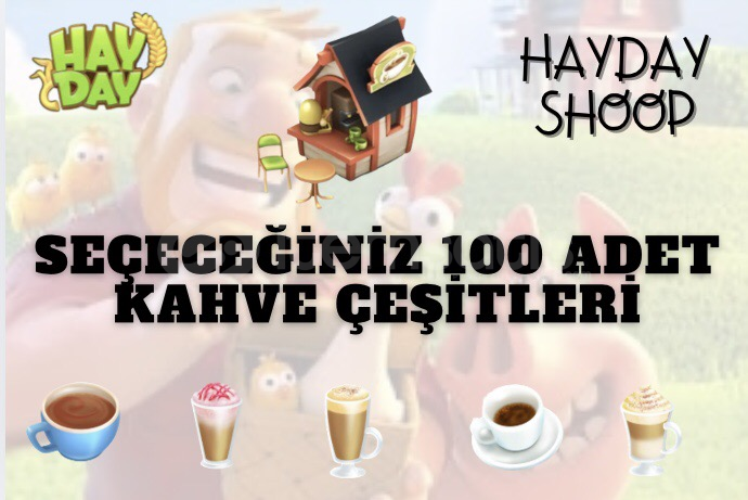 ⚡️100 ADET KAHVE MAKİNESİ ÜRÜNÜ | HAY DAY⚡️ ⚡️100 ADET KAHVE MAKİNESİ ÜRÜNÜ | HAY DAY⚡️