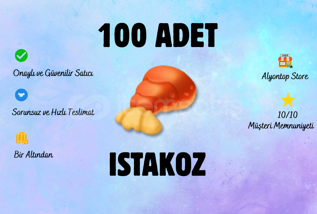 ⏩️ 100 ADET ISTAKOZ ⏩️ 100 ADET ISTAKOZ