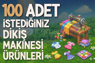100 ADET İSTEDİĞİNİZ DİKİŞ MAKİNESİ ÜRÜNLERİ