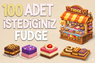 100 ADET İSTEDİĞİNİZ FUDGE