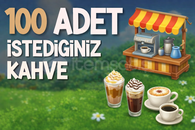 100 ADET İSTEDİĞİNİZ KAHVE ÇEŞİTLERİ