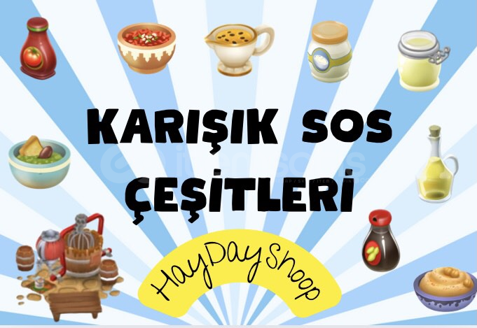 ⚡️100 ADET KARIŞIK SOSLAR | HAY DAY⚡️ ⚡️100 ADET KARIŞIK SOSLAR | HAY DAY⚡️