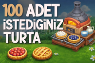 100 ADET İSTEDİĞİNİZ TURTA FIRINI ÜRÜNLERİ