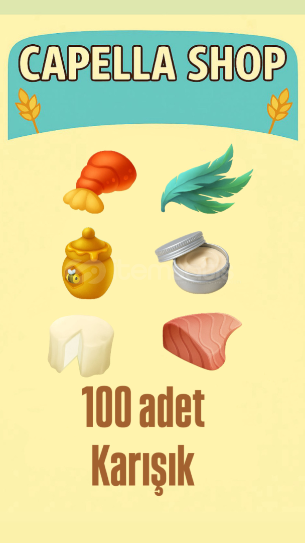 100 adet karışık 100 adet karışık