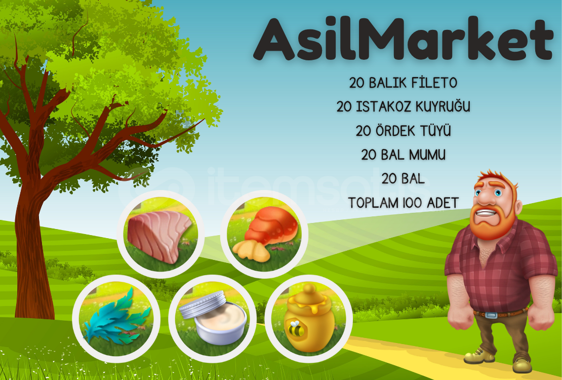 ⭐100 ADET KARIŞIK DENİZ ÜRÜNÜ / BAL⭐ ⭐100 ADET KARIŞIK DENİZ ÜRÜNÜ / BAL⭐