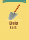100 adet kürek 100 adet kürek