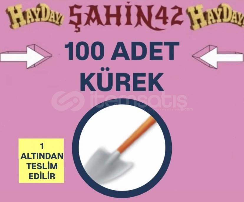 100 ADET KÜREK 100 ADET KÜREK
