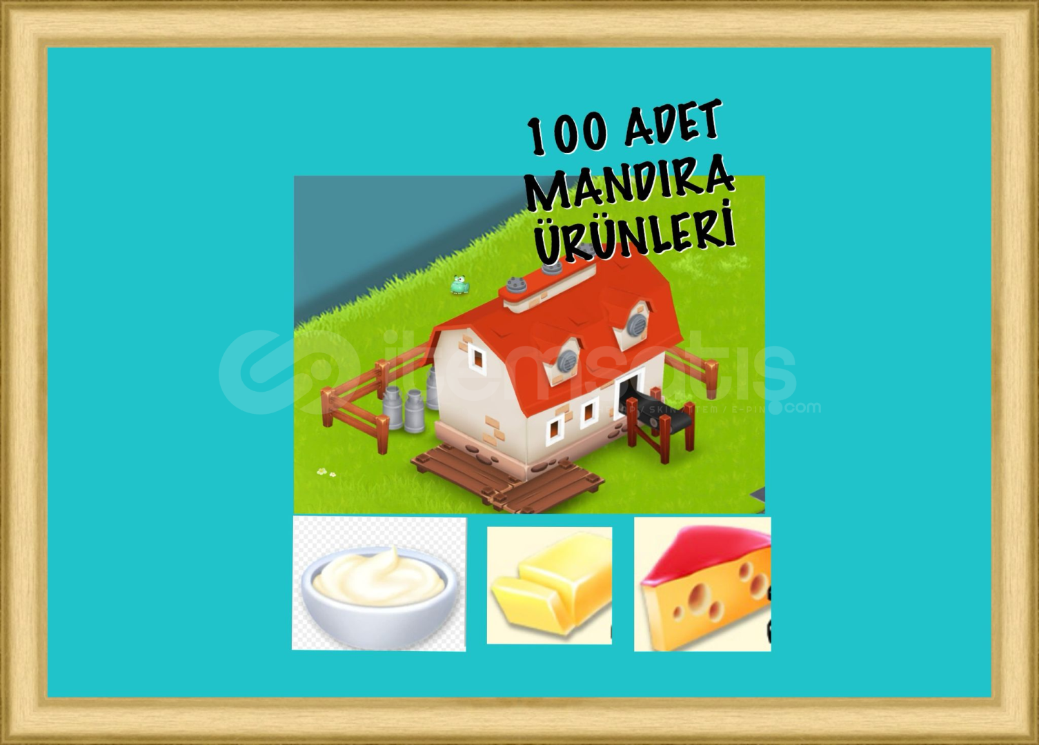 100 adet mandıra ürünleri 100 adet mandıra ürünleri