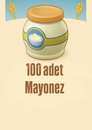 100 adet mayonez 100 adet mayonez