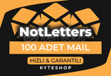 100 ADET NOTLETTERS MAİL
