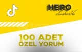 ⭐(100 ADET) ÖZEL YORUM TİKTOK