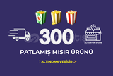 100 Adet | Patlamış, Biberli ve Tereyağlı Mısır