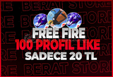 100 ADET PROFİL LİKE