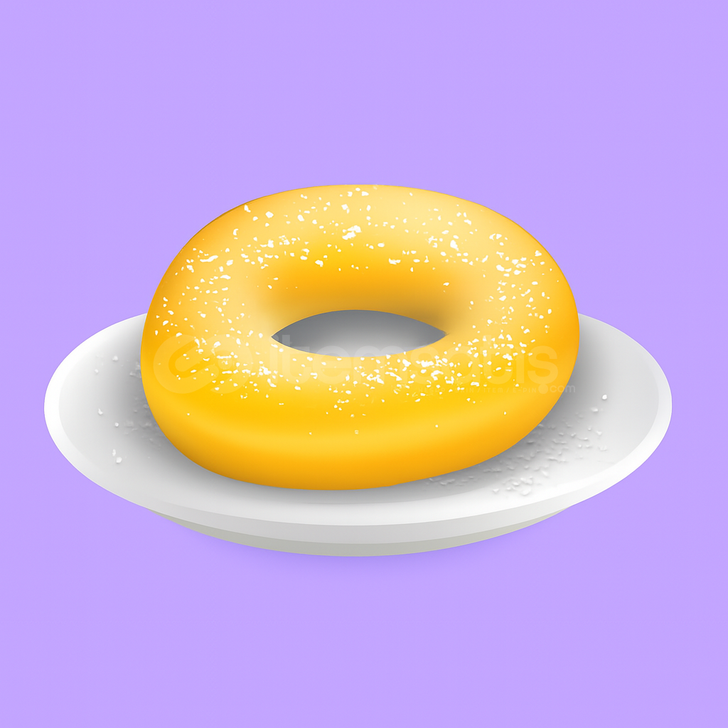 100 Adet Sade Donut 100 Adet Sade Donut