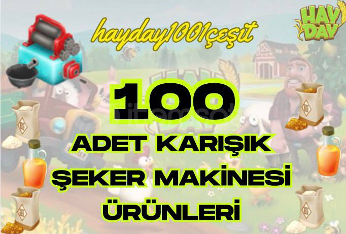 ⭐100 ADET⭐ ŞEKER MAKİNESİ ÜRÜNLERİ⭐ ⭐100 ADET⭐ ŞEKER MAKİNESİ ÜRÜNLERİ⭐