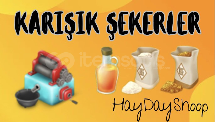 ⚡️100 ADET KARIŞIK ŞEKER | HAY DAY⚡️ ⚡️100 ADET KARIŞIK ŞEKER | HAY DAY⚡️