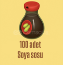 100 adet soya sosu 100 adet soya sosu