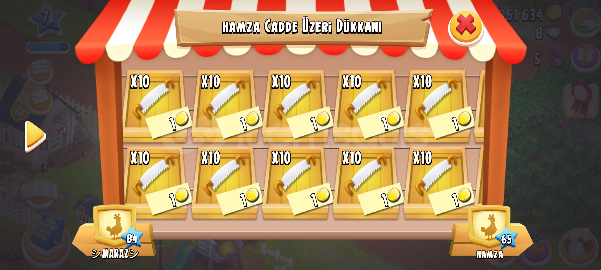 100 adet testere 100 adet testere