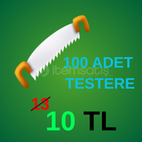 100 ADET TESTERE 