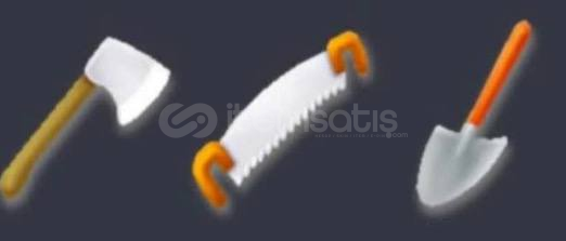 ⭐100 ADET⭐ Testere-Balta-Kürek 2 çeşit ⭐ ⭐100 ADET⭐ Testere-Balta-Kürek 2 çeşit ⭐