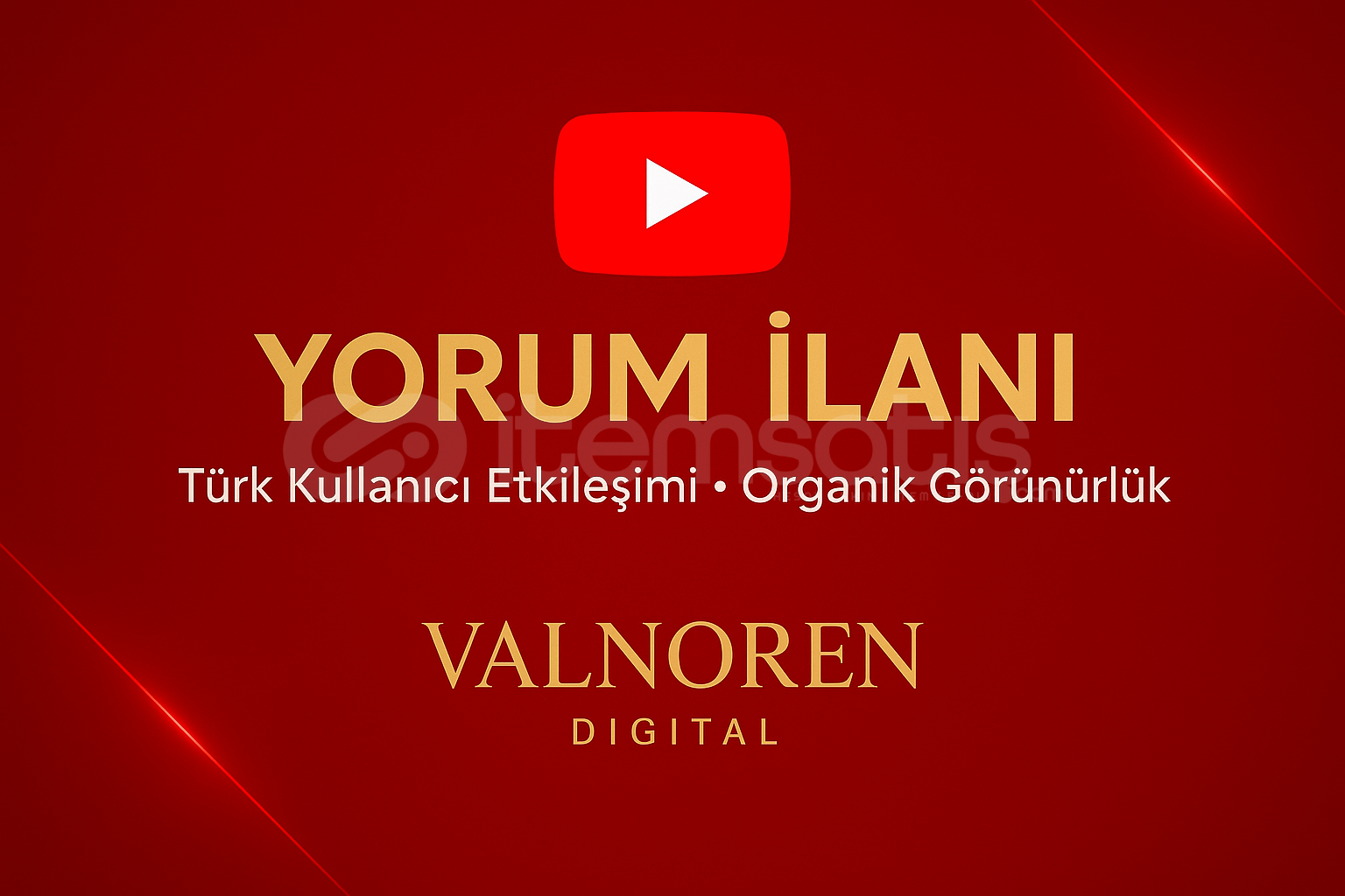 100 Adet Türk YouTube Yorum + Takipçi (Kalıcı) 100 Adet Türk YouTube Yorum + Takipçi (Kalıcı)