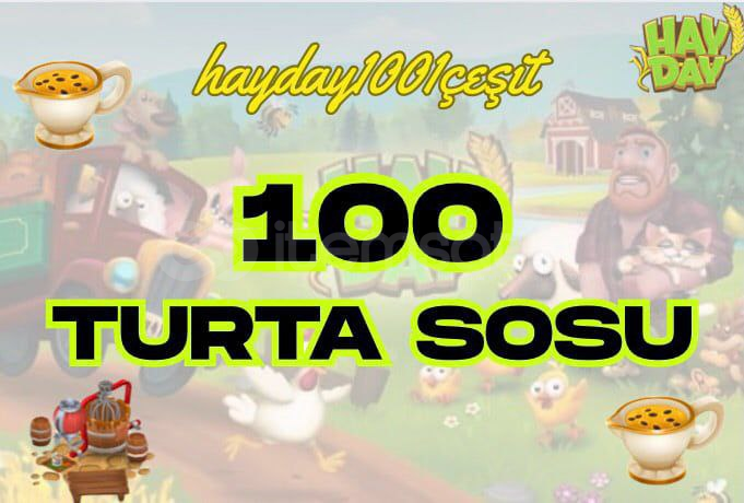 100 adet TURTA SOSU 100 adet TURTA SOSU