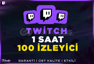 100 Aktif İzleyici | 1 Saat -60DK | Garanti 