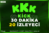 20 Aktif İzleyici | 30 Dakika | Garanti | #1