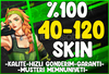 %100 Bansız❤️40-120 Skin[PRİME]⭐