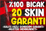 %100 BIÇAK❤️20-120 Skin[SINIRLI SAYIDA]⭐