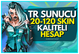 ⭐️TR Sunucu 20-120 Skin Valorant Random Hesap