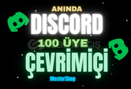 ⭐100 ÇEVRİMİÇİ DİSCORD ÜYESİ 