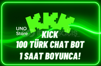 ⭐100 Chatbot Mesajı - 1 Saat Boyunca⭐