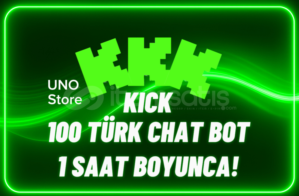 ⭐100 Chatbot Mesajı - 1 Saat Boyunca⭐ ⭐100 Chatbot Mesajı - 1 Saat Boyunca⭐