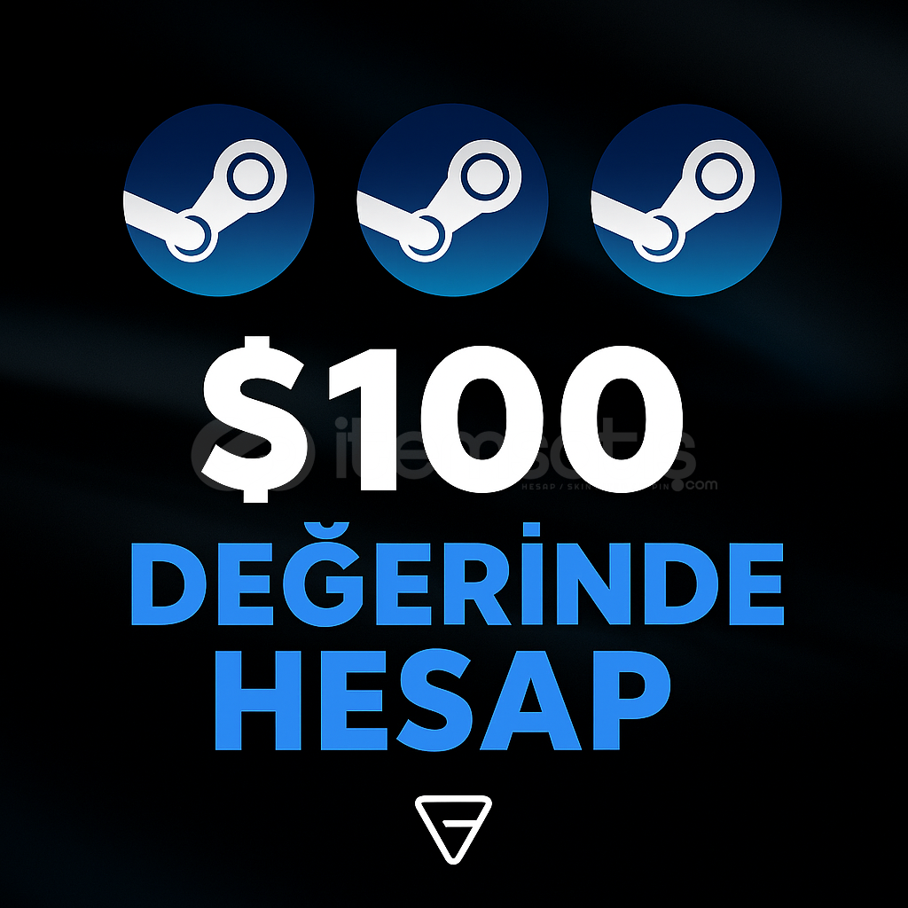 100$ değerinde steam hesabı  100$ değerinde steam hesabı