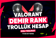 ⭐%100 DEMİR ELO SMURF HESAPLARI (R. Açık)