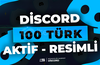 100 Discord 7/24 Aktif Türk Üye - RESİMLİ