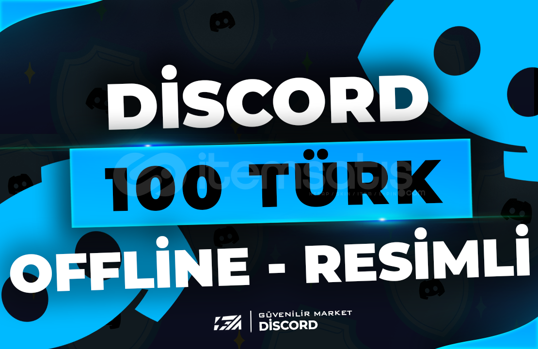 ⭐100 Discord Offline Türk Üye - RESİMLİ⭐ ⭐100 Discord Offline Türk Üye - RESİMLİ⭐