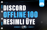 100 Discord Offline Üye - RESİMLİ