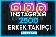 ⭐️[%100 ERKEK] INSTAGRAM 2500 ERKEK TAKİPÇİ