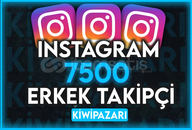 ⭐️[%100 ERKEK] INSTAGRAM 7500 ERKEK TAKİPÇİ
