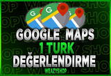 %100 ETKİLİ GOOGLE MAPS YORUMU 1 ADET